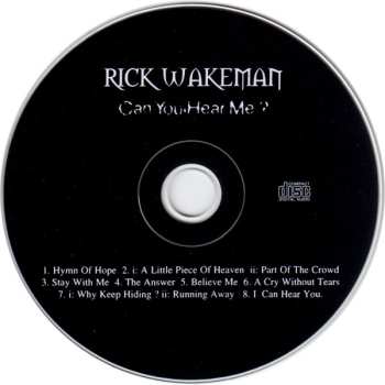 CD Rick Wakeman: Can You Hear Me ? 615839