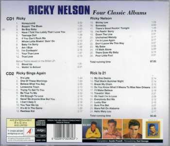 2CD Ricky Nelson: Four Classic Albums 552249