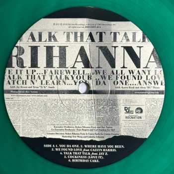 LP Rihanna: Talk That Talk CLR | LTD 634537