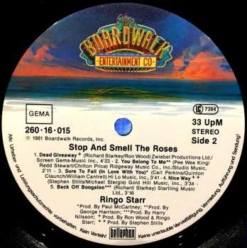 LP Ringo Starr: Stop And Smell The Roses 569847