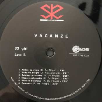 LP Alessandro Alessandroni: Vacanze 325263