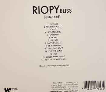 CD Riopy: Bliss [Extended] DIGI 601063