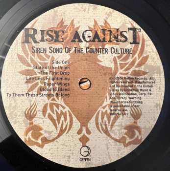 LP Rise Against: Siren Song Of The Counter Culture 565756