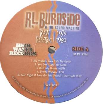 2LP R.L. Burnside & The Sound Machine: Raw Electric: 1979 - 1980 571166