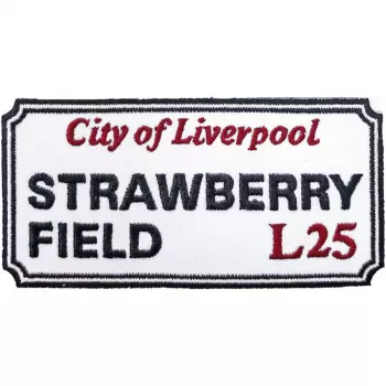 Nášivka Strawberry Field, Liverpool Sign