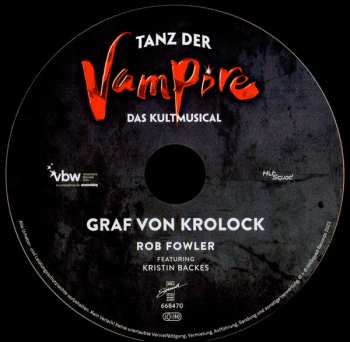 CD Rob Fowler: Tanz der Vampire - Graf Von Krolock 567399