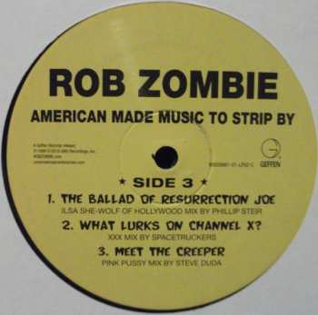 2LP Rob Zombie: American Made Music To Strip By 1977