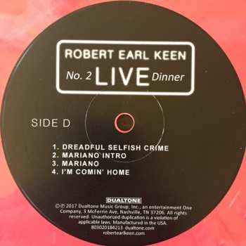 2LP Robert Earl Keen: No. 2 Live Dinner 606423