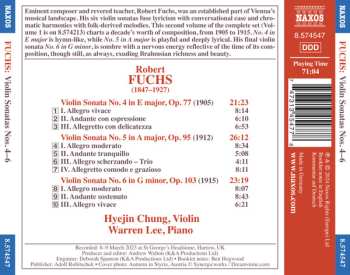 CD Robert Fuchs: Violin Sonatas Nos. 4–6 617971