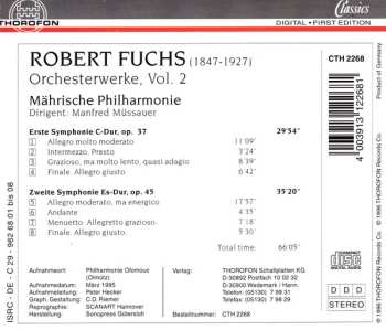 CD Robert Fuchs: Robert Fuchs: Orchesterwerke Vol. 2 551116