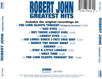 CD Robert John: Greatest Hits 630622