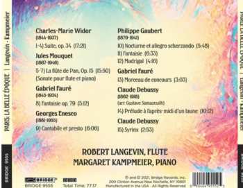 CD Robert Langevin: Paris, La Belle Époque 613297