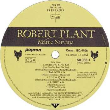 LP Robert Plant: Manic Nirvana 448143