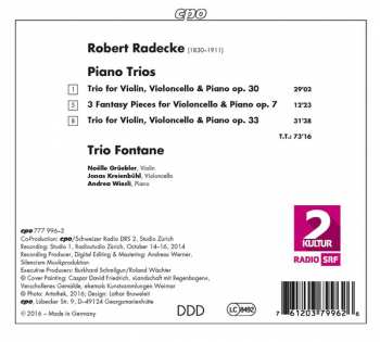 CD Robert Radecke: Piano Trios 252989