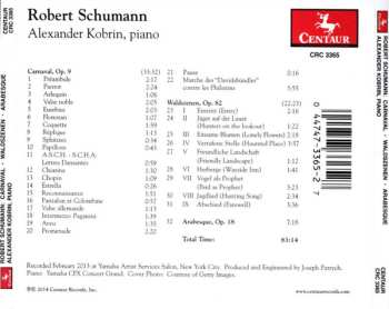 CD Robert Schumann: Carnaval, Op. 9 / Waldszenen, Op. 82 / Arabesque, Op. 18 562184