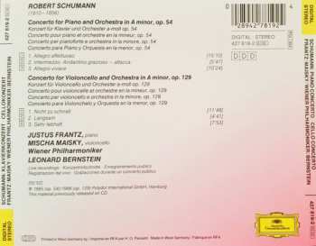 CD Robert Schumann: Klavierkonzert · Cellokonzert = Piano Concerto · Cello Concerto 576791