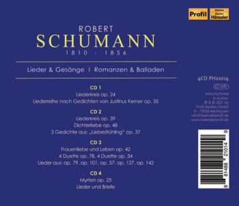 4CD Robert Schumann: Lieder & Gesänge, Romanzen & Balladen 560856