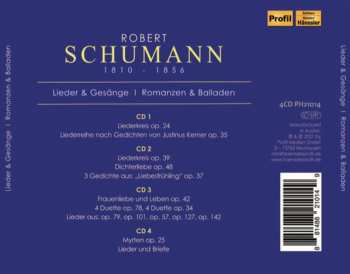 4CD Robert Schumann: Lieder & Gesänge, Romanzen & Balladen 560856