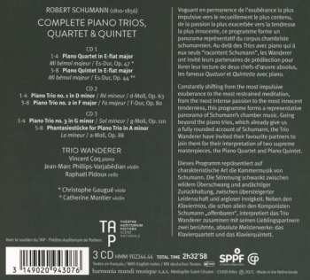 3CD Robert Schumann: Robert Schumann: Complete Piano Trios, Quartet & Quintet 600019