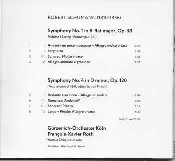 SACD Robert Schumann: Symphonies 1 & 4 600495