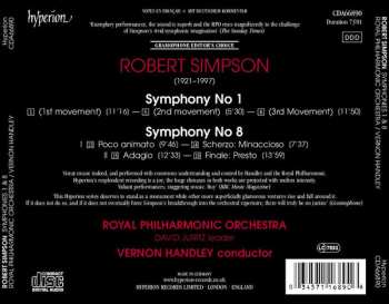 CD Robert Simpson: Symphony No 1 / Symphony No 8 548685