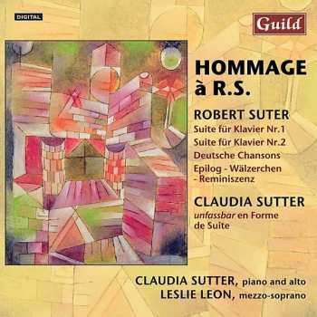 Album Robert Suter: Klavierwerke "hommage A R.s."