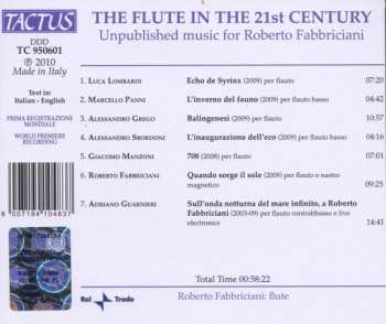 CD Roberto Fabbriciani: The Flute In The 21st Century - Unpublished Music For Roberto Fabbriciani 654408