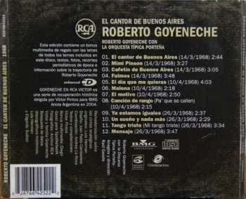 CD Roberto Goyeneche: El Cantor De Buenos Aires 1968 630897