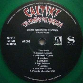 LP Roberto Nicolosi: Caltiki The Immortal Monster (Original Motion Picture Soundtrack) CLR | LTD 588409