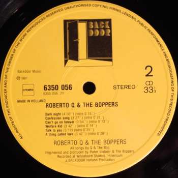 LP Roberto Q: Roberto Q & The Boppers 647211