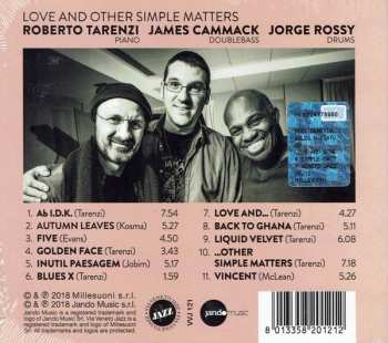 CD Jorge Rossy: Love And Other Simple Matters 195052