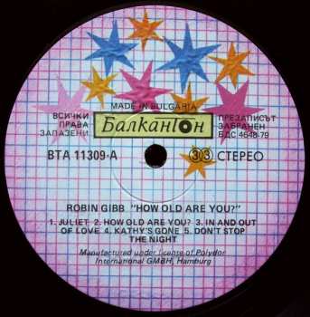 LP Robin Gibb: How Old Are You ? 639649