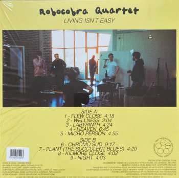 LP Robocobra Quartet: Living Isn't Easy CLR 336298