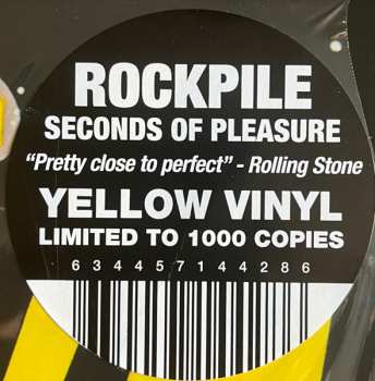 LP Rockpile: Seconds Of Pleasure CLR | LTD 607220