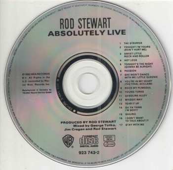 CD Rod Stewart: Absolutely Live 608175