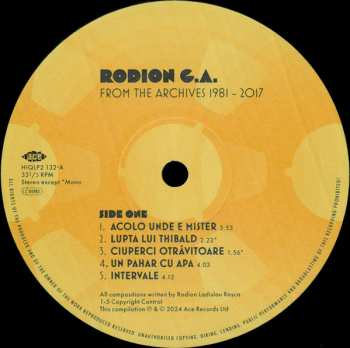 2LP Rodion G. A.: From The Archives 1981 - 2017 585290