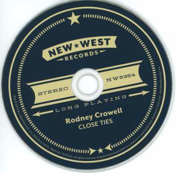 CD Rodney Crowell: Close Ties 312375