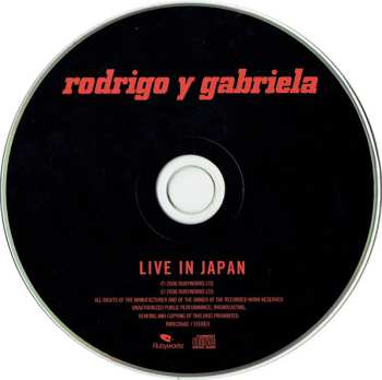 CD Rodrigo Y Gabriela: Live In Japan 661375