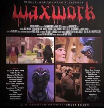 LP Roger Bellon: Waxwork Original Motion Picture Soundtrack CLR 607422