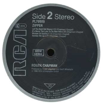 LP Roger Chapman: Zipper 543465