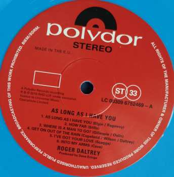 LP Roger Daltrey: As Long As I Have You LTD | CLR 66845