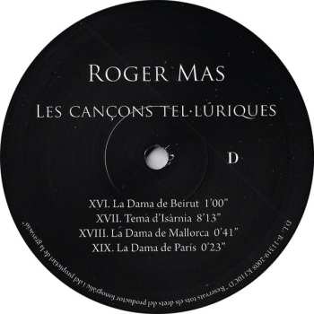 2LP Roger Mas: Les Cançons Tel·lúriques NUM 542526