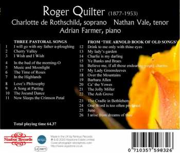 CD Roger Quilter: Songs Volume 3 323015