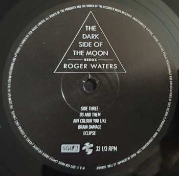 2LP Roger Waters: The Dark Side Of The Moon Redux 579682