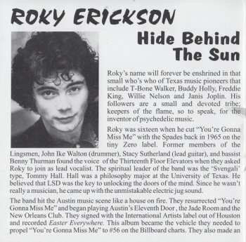 CD Roky Erickson: Hide Behind The Sun 647972