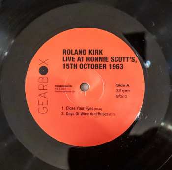 LP Roland Kirk: Live At Ronnie Scott's (1963) 564403