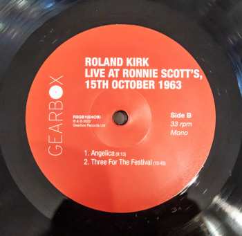 LP Roland Kirk: Live At Ronnie Scott's (1963) 564403