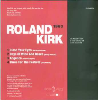 CD Roland Kirk: Live At Ronnie Scott's 1963 653572