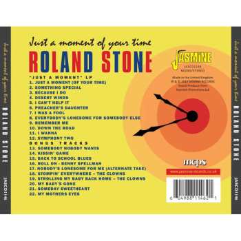 CD Roland Stone: Roland Stone - Just A Moment Of Your Time - New Orleans R&B And Swamp Pop From Roland Stone 607354