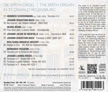 CD Roman Emilius: Die Späth Orgel - The Späth Organ In St. Oswald Regensburg 572230